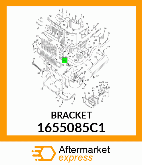 BRACKET 1655085C1