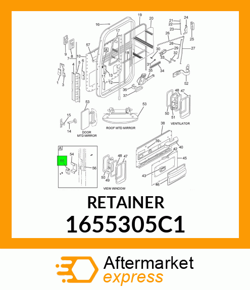 RETAINER 1655305C1