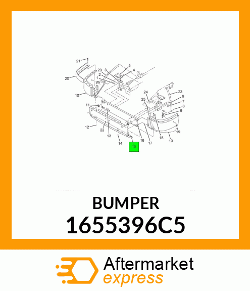 BUMPER 1655396C5