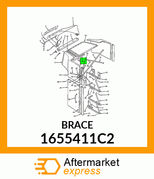 BRACE 1655411C2