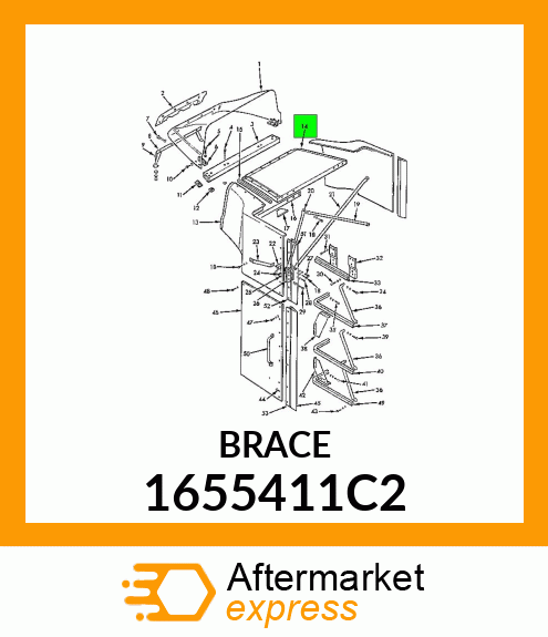 BRACE 1655411C2