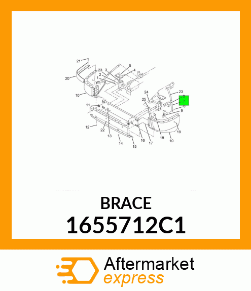 BRACE 1655712C1