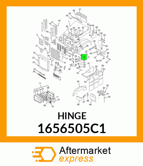 HINGE 1656505C1