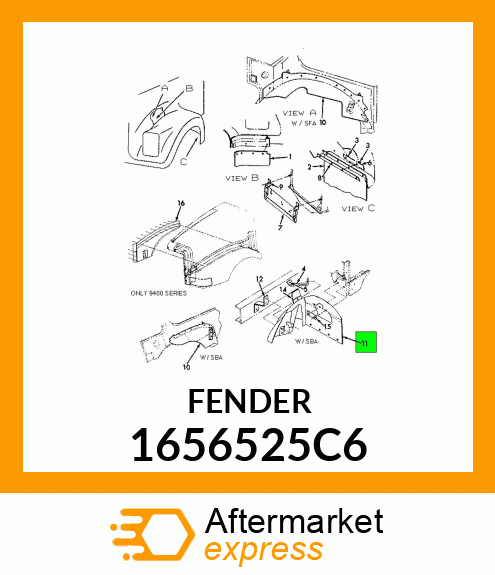 FENDER 1656525C6