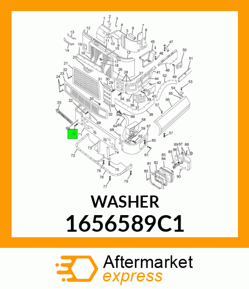 WASHER 1656589C1