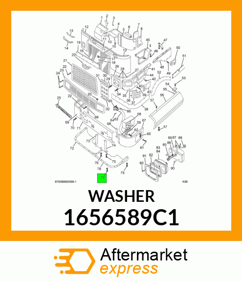 WASHER 1656589C1