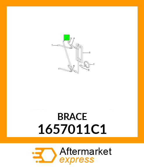 BRACE 1657011C1