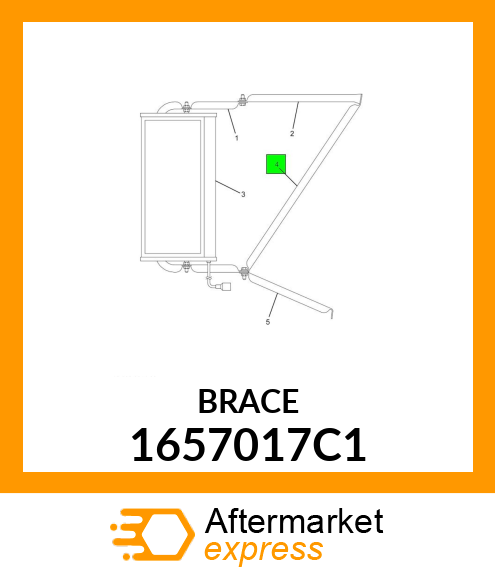BRACE 1657017C1