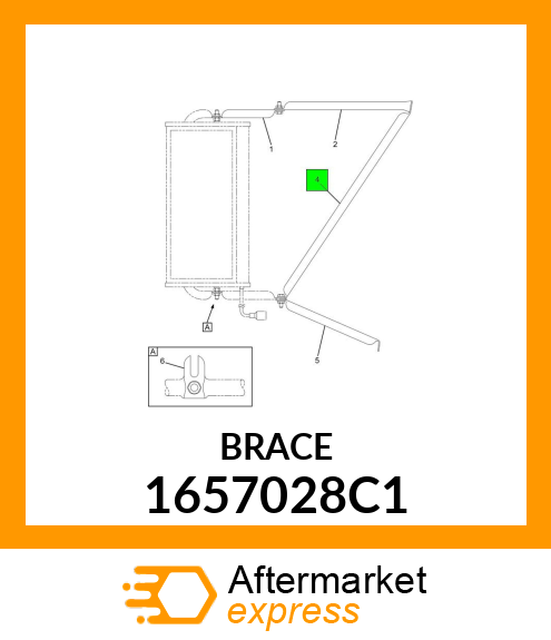 BRACE 1657028C1