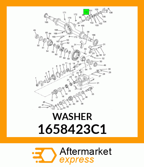 WASHER 1658423C1