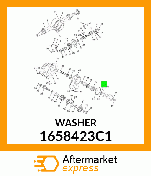 WASHER 1658423C1