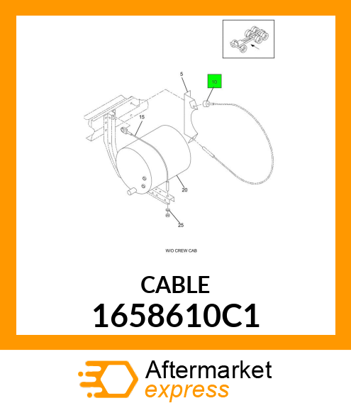 CABLE 1658610C1