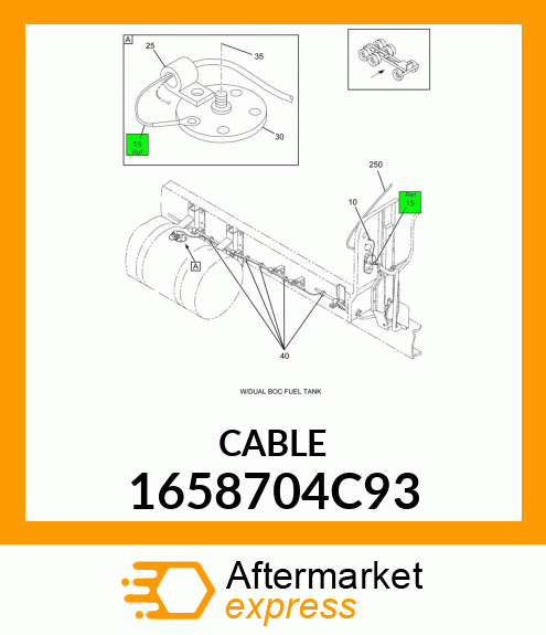 CABLE 1658704C93