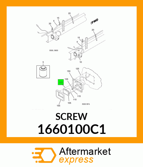 SCREW 1660100C1
