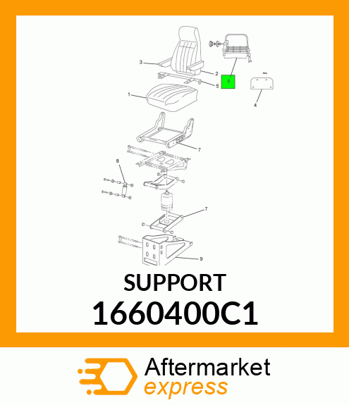 SUPPORT 1660400C1
