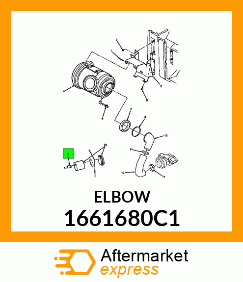 ELBOW 1661680C1