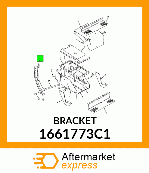 BRACKET 1661773C1