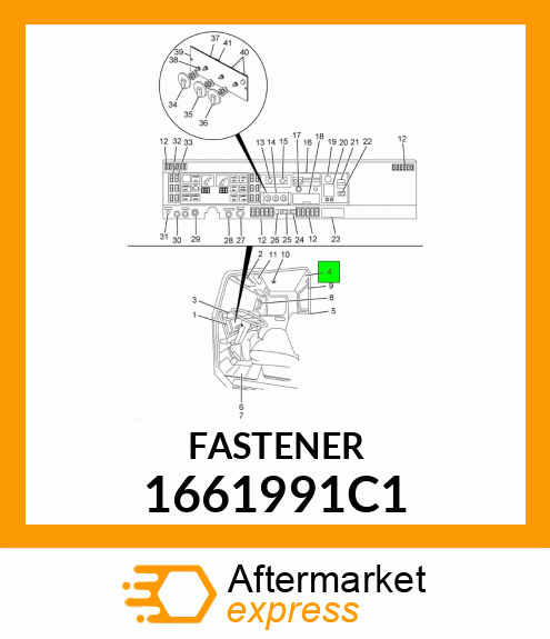 FASTENER 1661991C1