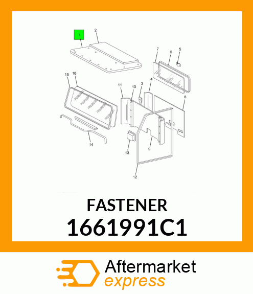 FASTENER 1661991C1