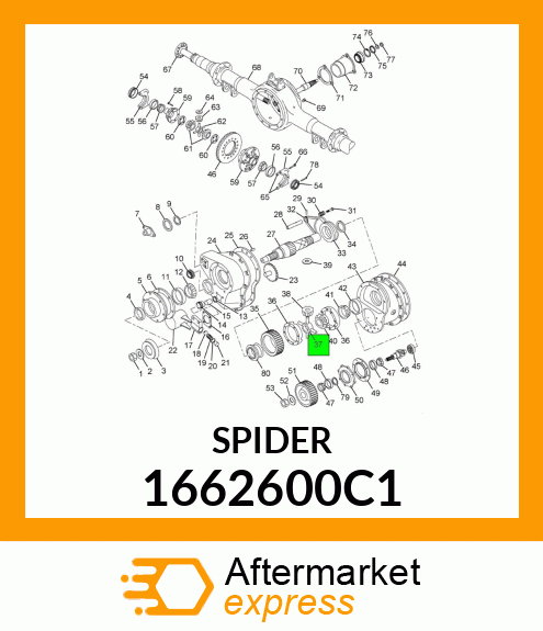 SPIDER 1662600C1