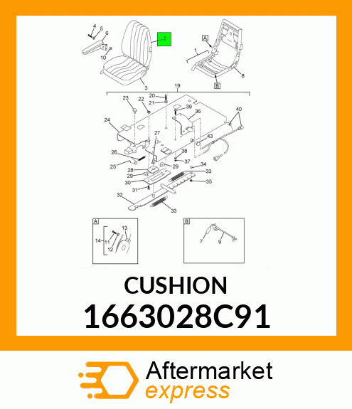 CUSHION 1663028C91