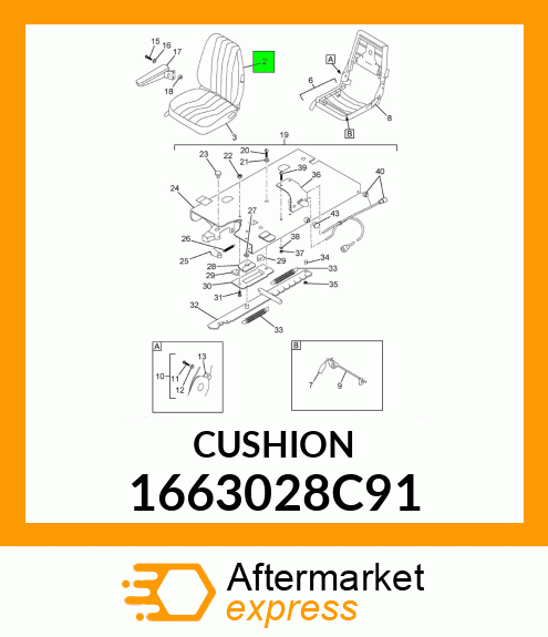 CUSHION 1663028C91