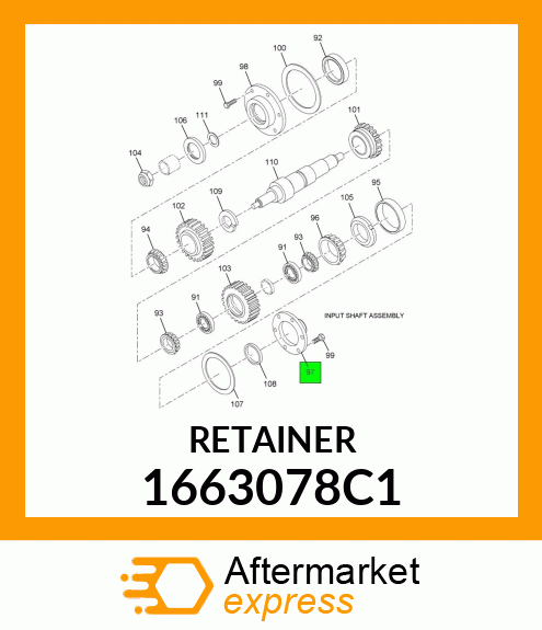 RETAINER 1663078C1