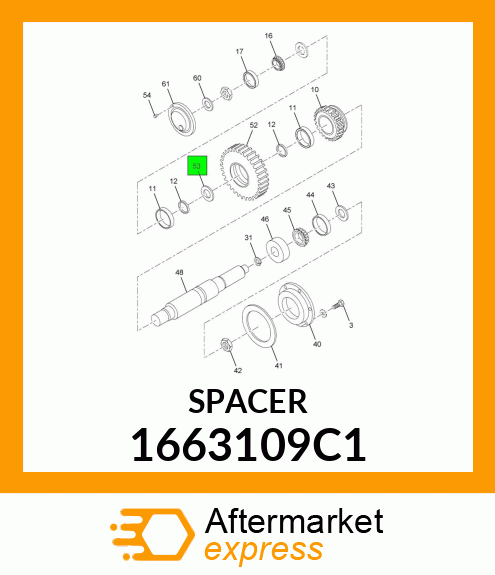 SPACER 1663109C1