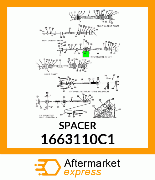 SPACER 1663110C1