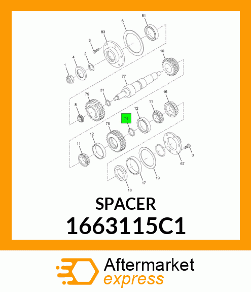 SPACER 1663115C1