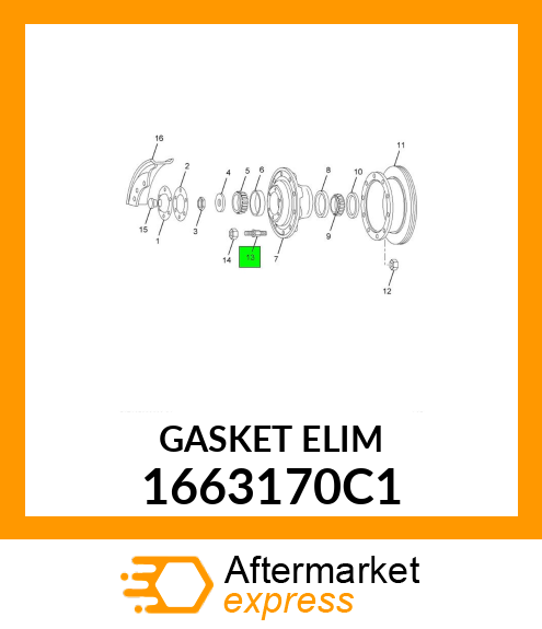 GASKETELIM 1663170C1