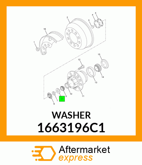 WASHER 1663196C1