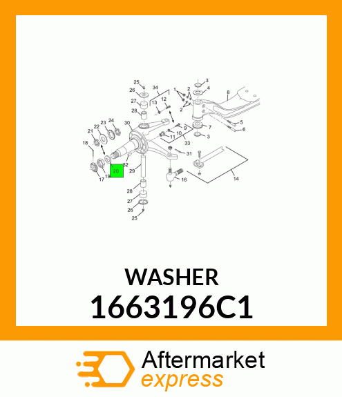 WASHER 1663196C1