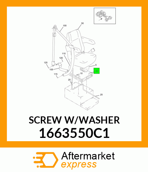SCREWW/WASHER 1663550C1