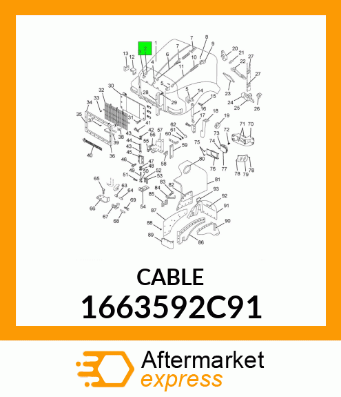 CABLE 1663592C91