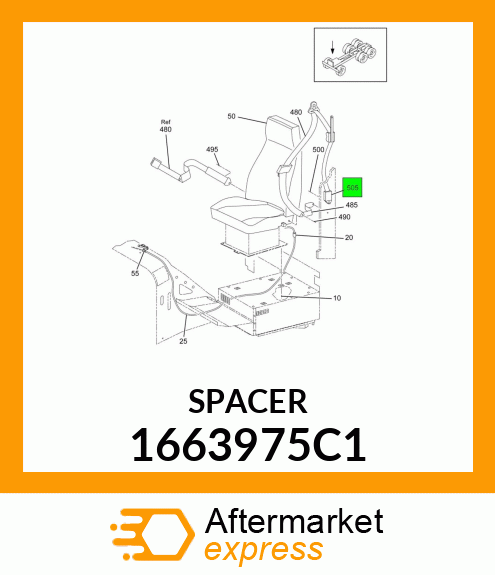 SPACER 1663975C1