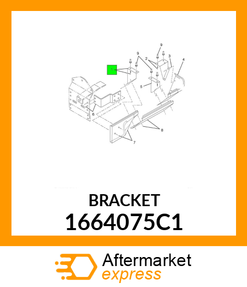 BRACKET 1664075C1