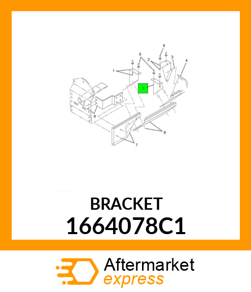 BRACKET 1664078C1