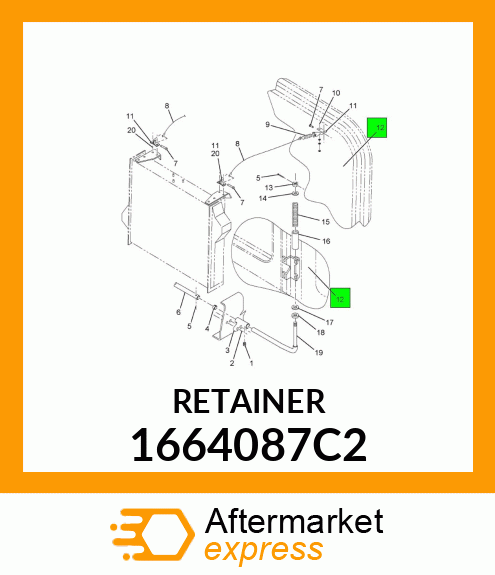 RETAINER 1664087C2