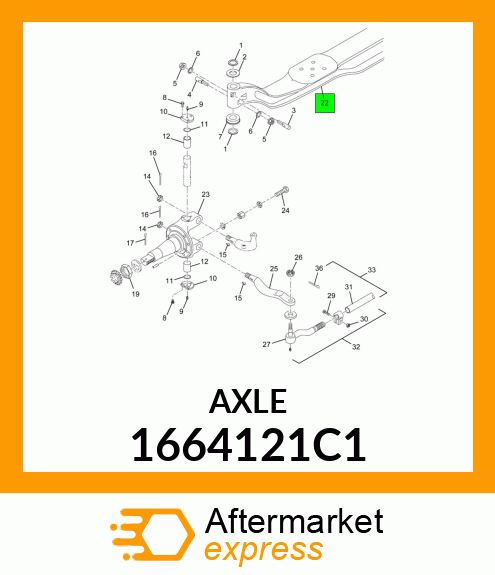 AXLE 1664121C1