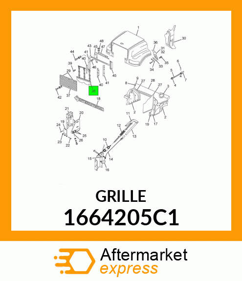 GRILLE 1664205C1