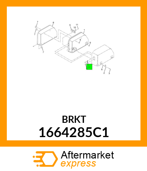 BRKT 1664285C1