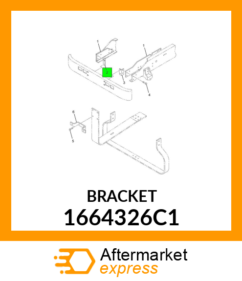 BRACKET 1664326C1