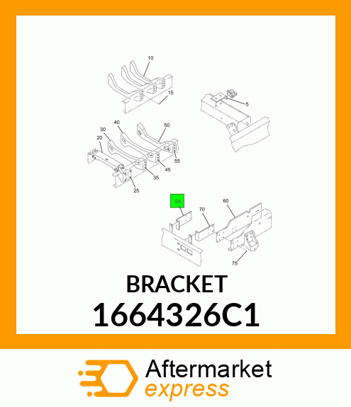 BRACKET 1664326C1