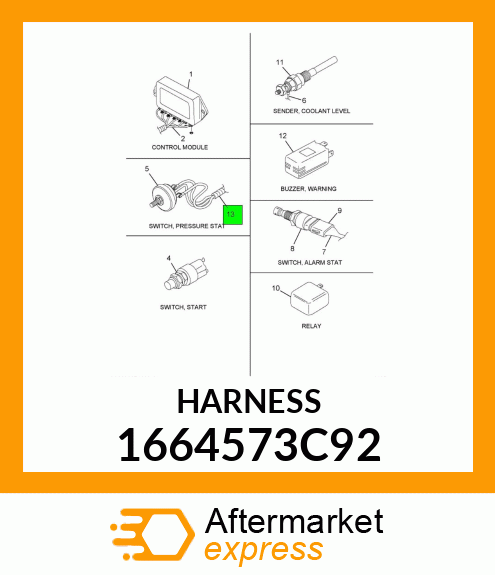 HARNESS 1664573C92