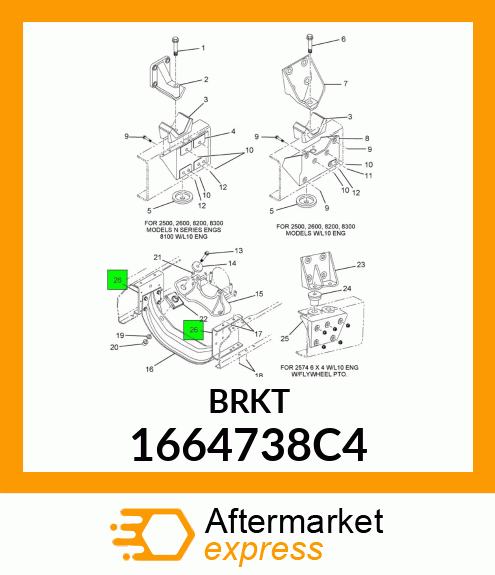 BRKT 1664738C4