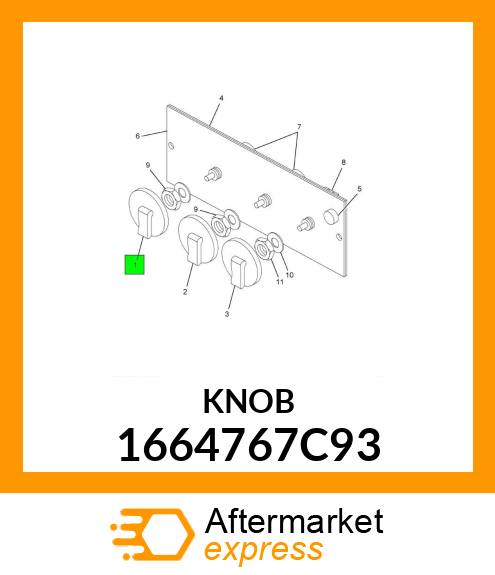 KNOB 1664767C93