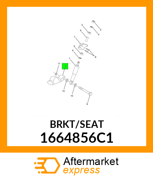 BRKT/SEAT 1664856C1