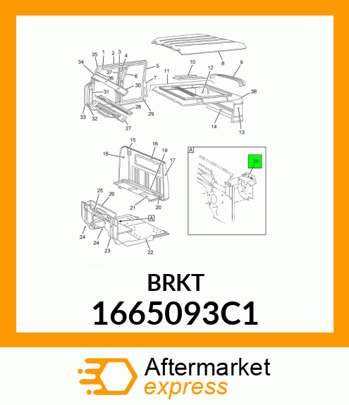 BRKT 1665093C1