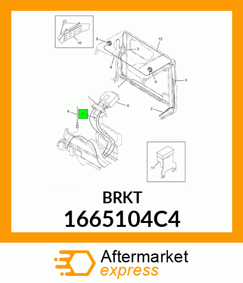 BRKT 1665104C4